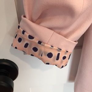 Blush boyfriend blazer